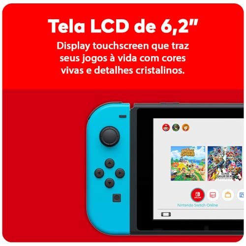 Bundle Nintendo Switch + Super Mario Bros. Wonder + 3 Meses de Assinatura Nintendo Switch Online - Imagem 4