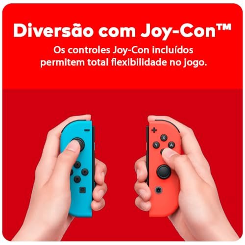 Bundle Nintendo Switch + Super Mario Bros. Wonder + 3 Meses de Assinatura Nintendo Switch Online - Imagem 5