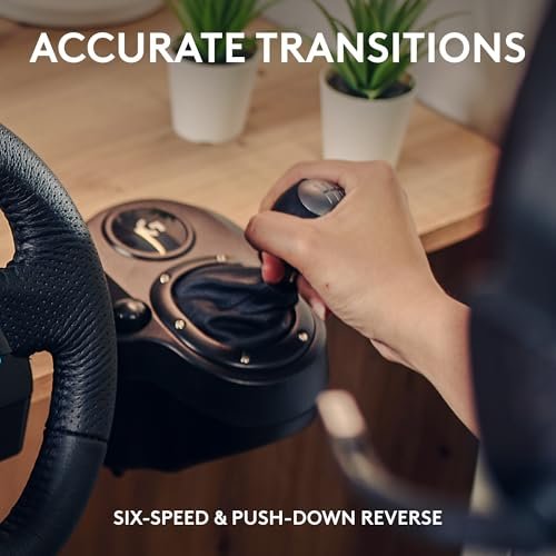 Câmbio Logitech G Driving Force - Compatível com Volantes Logitech G29, G920 e G923 para PS5, PS4, Xbox Series X|S, Xbox One e PC - Imagem 2