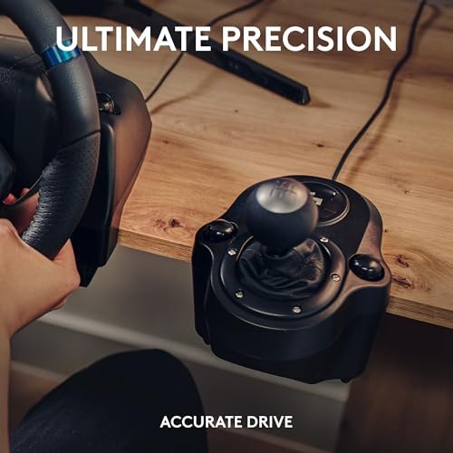 Câmbio Logitech G Driving Force - Compatível com Volantes Logitech G29, G920 e G923 para PS5, PS4, Xbox Series X|S, Xbox One e PC - Imagem 3