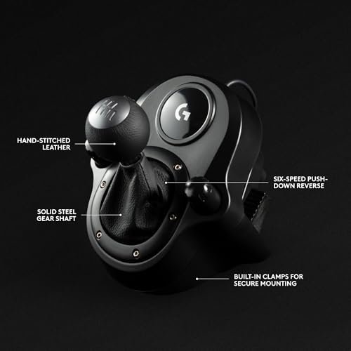 Câmbio Logitech G Driving Force - Compatível com Volantes Logitech G29, G920 e G923 para PS5, PS4, Xbox Series X|S, Xbox One e PC - Imagem 4
