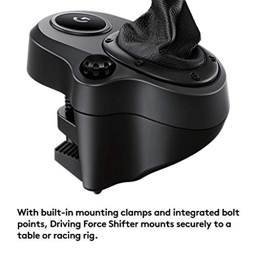 Câmbio Logitech G Driving Force - Compatível com Volantes Logitech G29, G920 e G923 para PS5, PS4, Xbox Series X|S, Xbox One e PC - Imagem 5