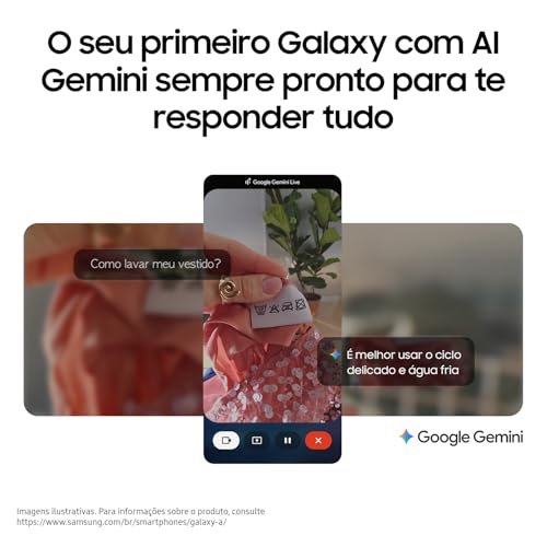 Celular Samsung Galaxy A17, 128GB, 4GB, 50MP Tela 6.7", IP54 - Preto - Imagem 2