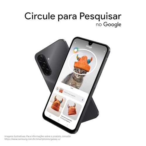 Celular Samsung Galaxy A17, 128GB, 4GB, 50MP Tela 6.7", IP54 - Preto - Imagem 3
