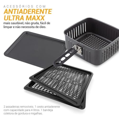 Fritadeira Philco Air Fryer Oven 12L PFR2200P - 127V - Imagem 4