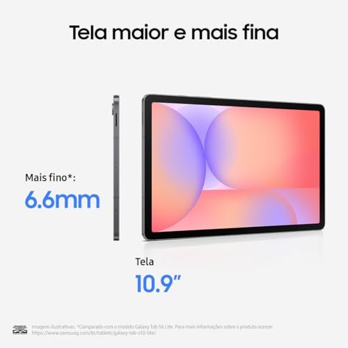 Galaxy Tab S10 Lite, 128GB, Tela 10.9", WIFI, Cinza - Imagem 2