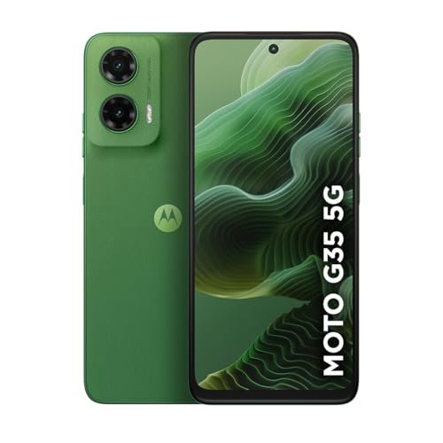 Smartphone Motorola Moto g35 5G - 128GB 12GB (4GB RAM+8GB Ram Boost) e Camera 50MP com AI NFC Tela 6.7" com Superbrilho - Verde