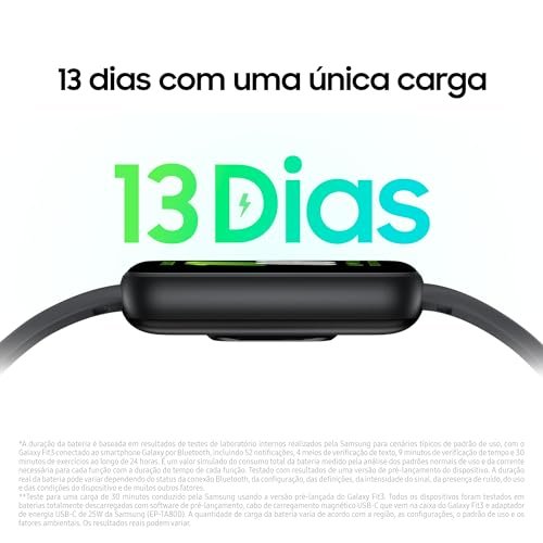 Smartwatch Samsung Galaxy Fit3 Display 1.6" Grafite - Imagem 3