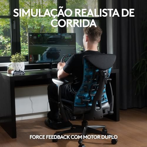 Volante e Pedais Logitech G29 Driving Force com Force Feedback para PS5, PS4, PS3 e PC - Imagem 2