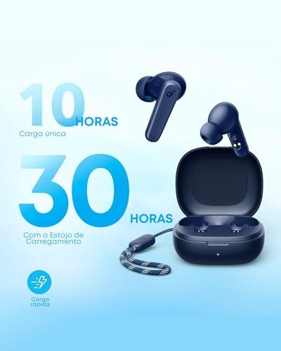 soundcore P20i da Anker, Fone de Ouvido Bluetooth 5.3 Sem Fio, 2 Mics IA - Imagem 4